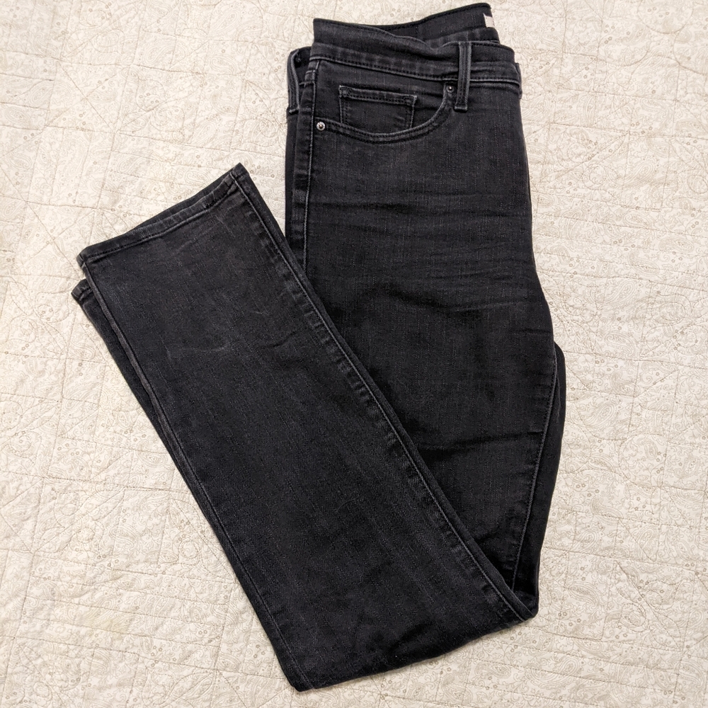 Levi's 314 shaping straight jeans, black, size 28